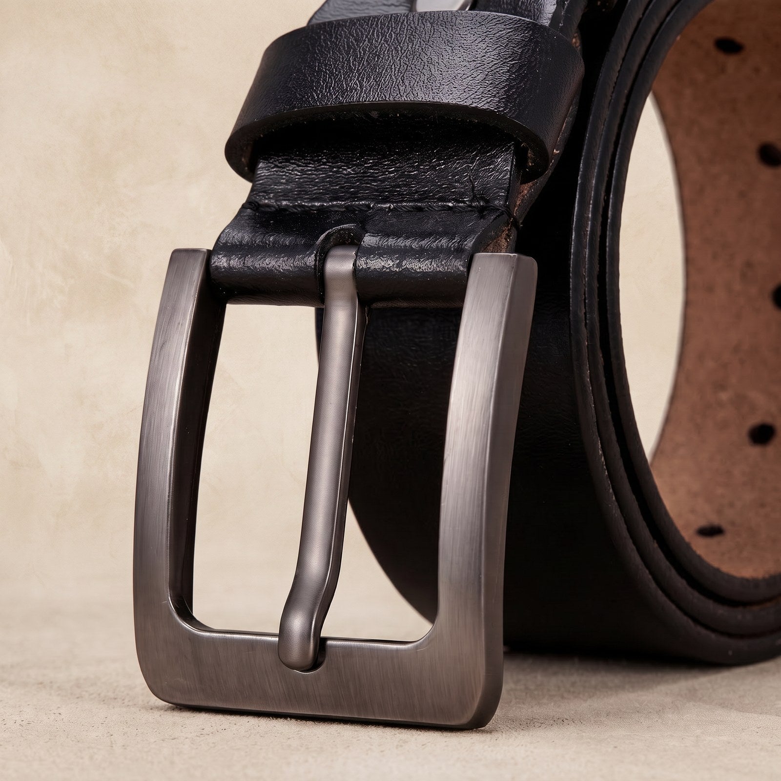 The Everyday Ranch Belt — Leather with Classic Pin Buckle