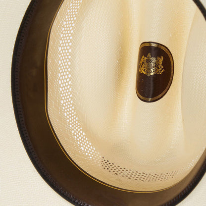 Straw Cowboy Hat – Ventilated Cattleman Western Hat with Leather Band