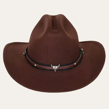 Brown Cowboy Hat – Pure Western Hat with Adjustable Fit