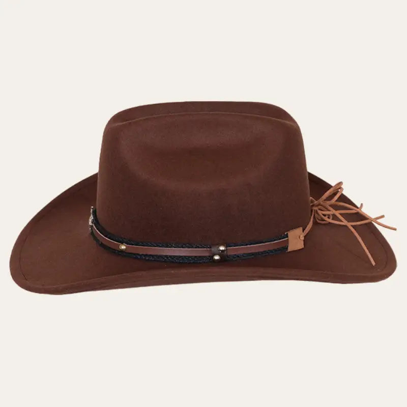 Brown Cowboy Hat – Pure Western Hat with Adjustable Fit