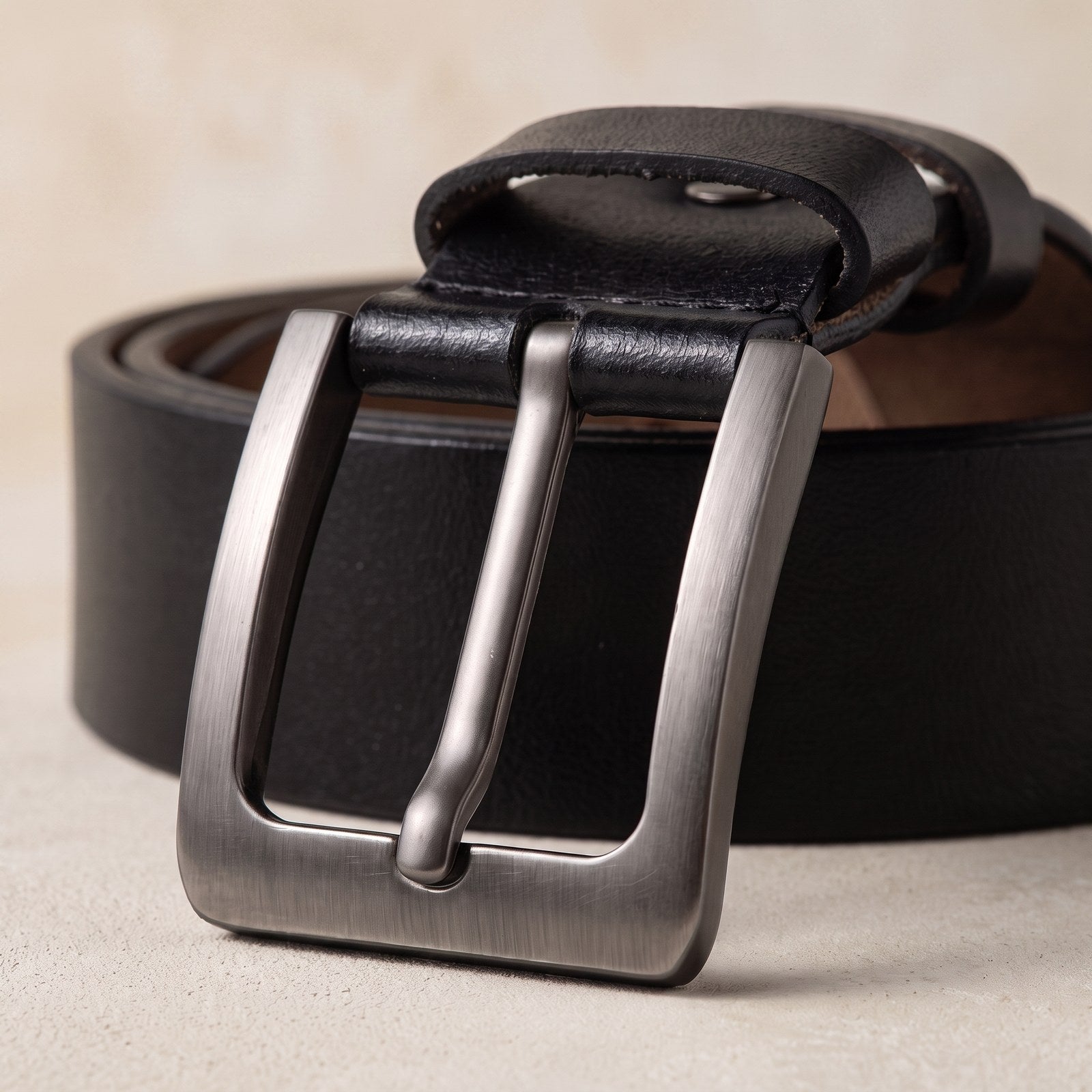 The Everyday Ranch Belt — Leather with Classic Pin Buckle
