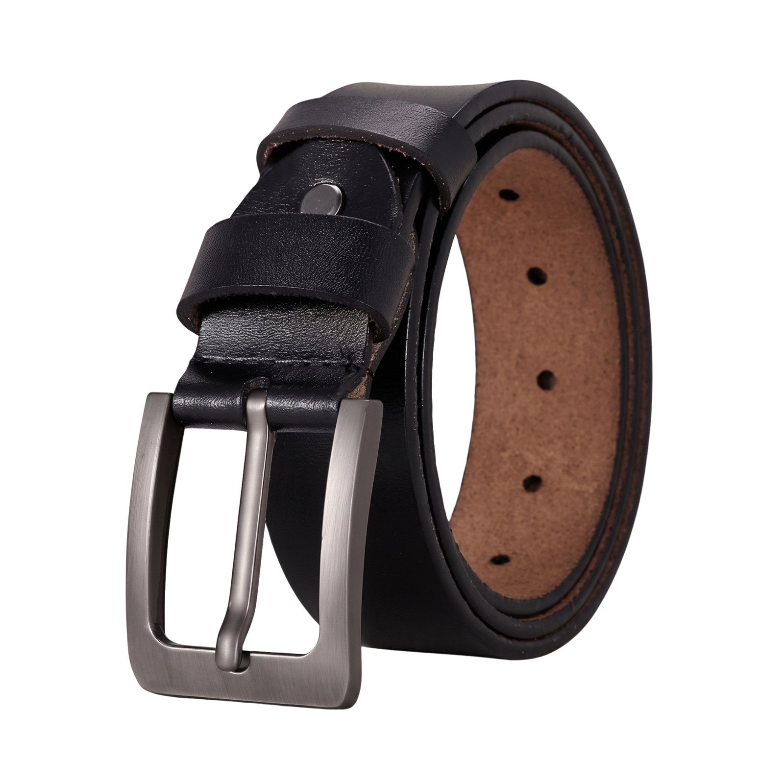 The Everyday Ranch Belt — Leather with Classic Pin Buckle