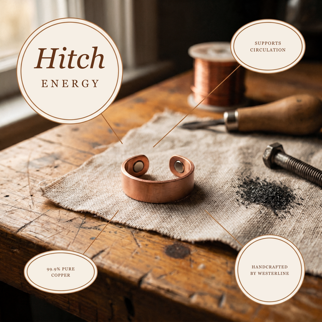 The Hitch — 99.9% pure copper, handcrafted by Westerline