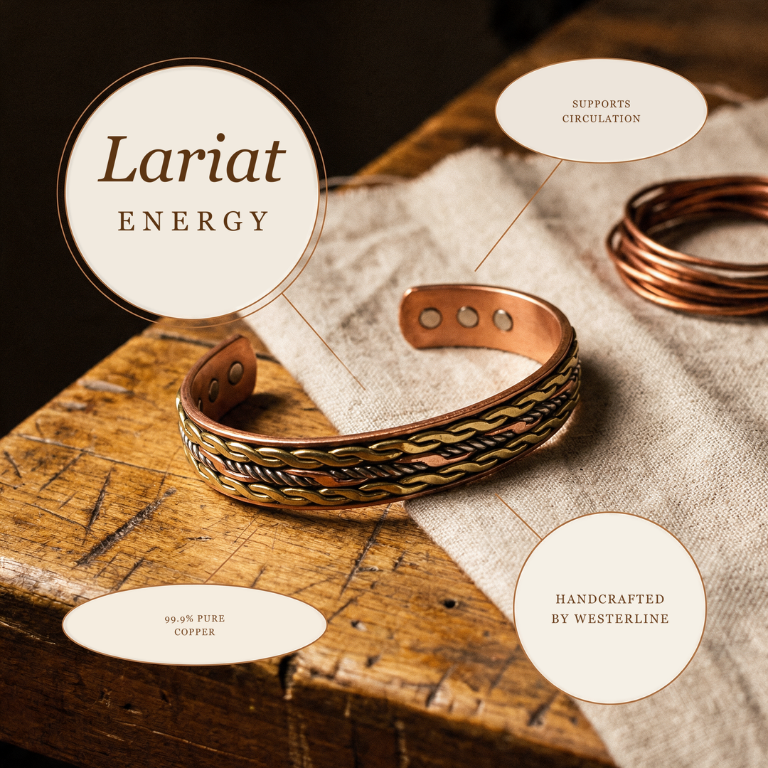 The Lariat — 99.9% pure copper, handcrafted by Westerline