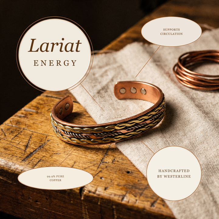The Lariat — 99.9% pure copper, handcrafted by Westerline