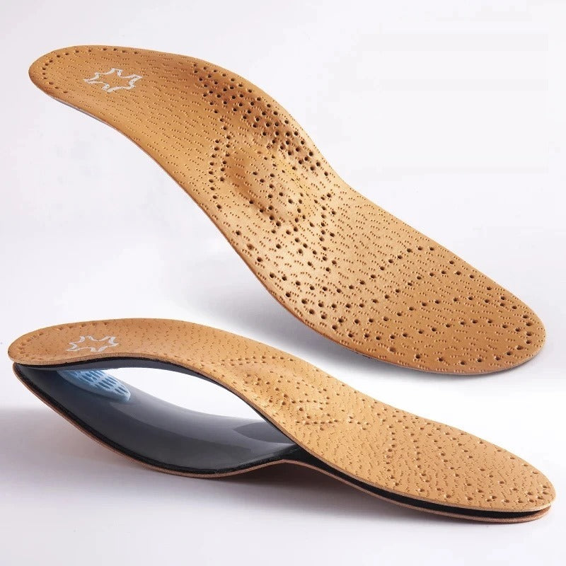 Top and side view of the slim cushioned insoles