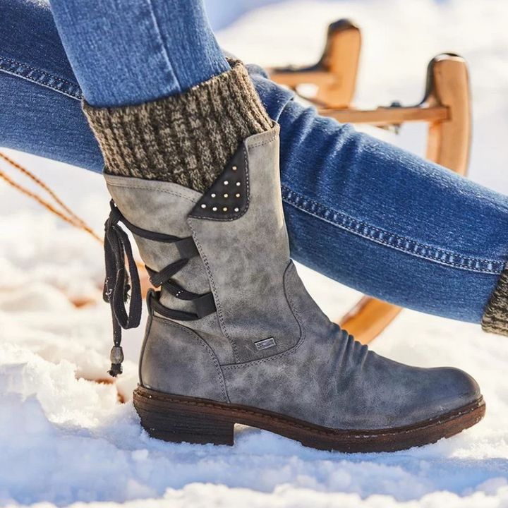 The Reeves Boots in gray