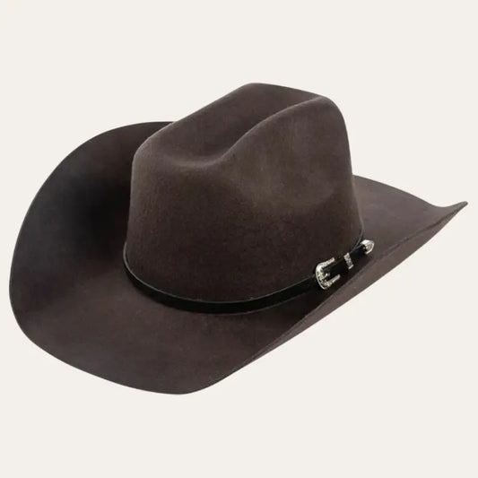 Wool Felt Cowboy Hat – Elegant Western Hat with Studded Band