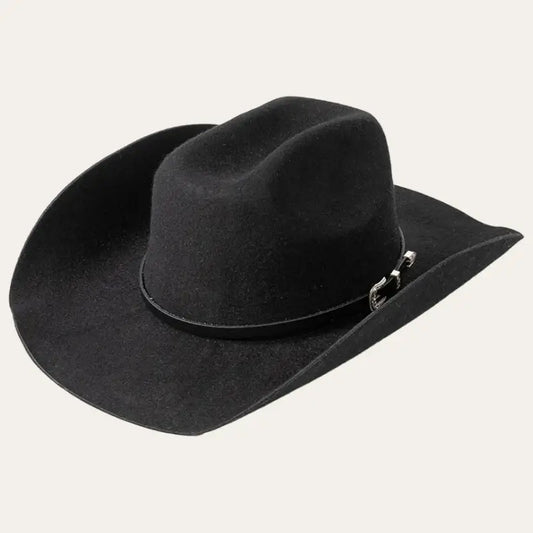 Black Wool Cowboy Hat – Timeless Western Hat with Traditional Band